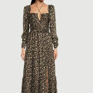 Lovestruck Floral Halter Maxi Dress – ASTR